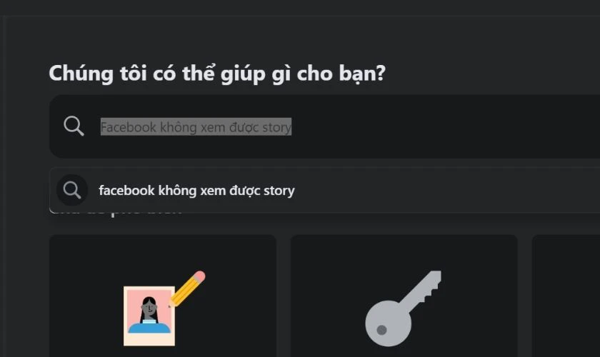 Báo cáo sự cố Facebook