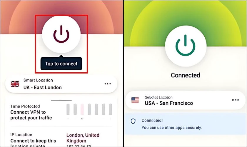 Tải ExpressVPN fake IP Android
