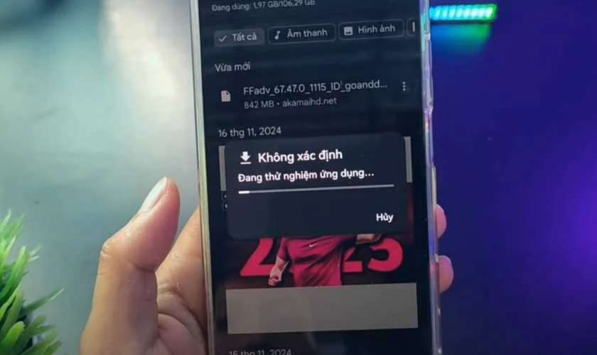 Lưu ý khi cài đặt FF Advance Server