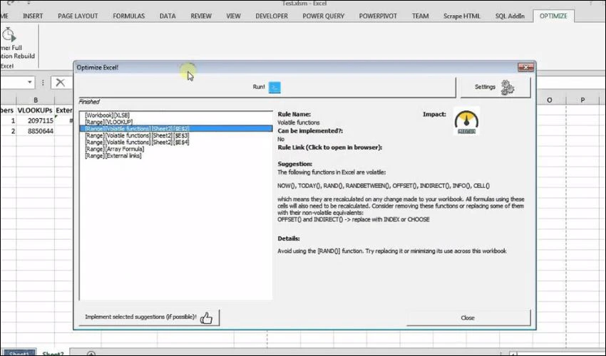 Excel File Optimizer l&agrave; c&ocirc;ng cụ tối ưu file Excel nhiều người sử dụng