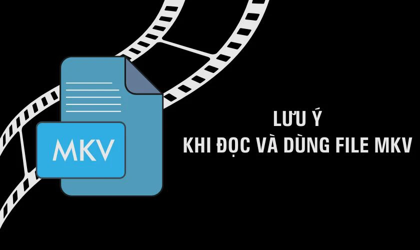 Lưu &yacute; khi đọc v&agrave; chuyển đổi file MKV l&agrave; g&igrave;?