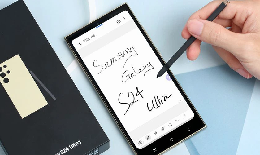 Samsung Galaxy S24 Ultra l&agrave; flagship của Samsung 2024 (hiện tại)