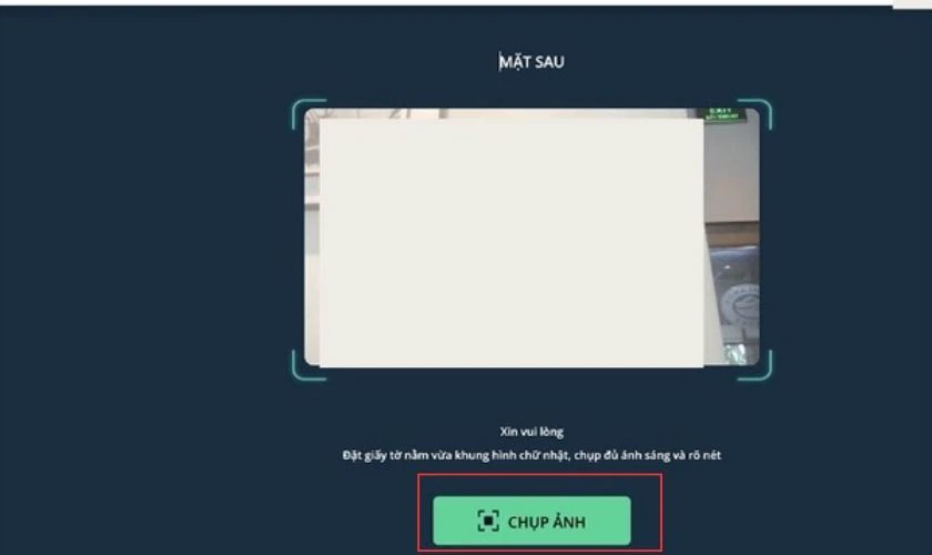 X&aacute;c nhận qua CCCD, CMND hoặc hộ chiếu v&agrave; ấn X&aacute;c nhận
