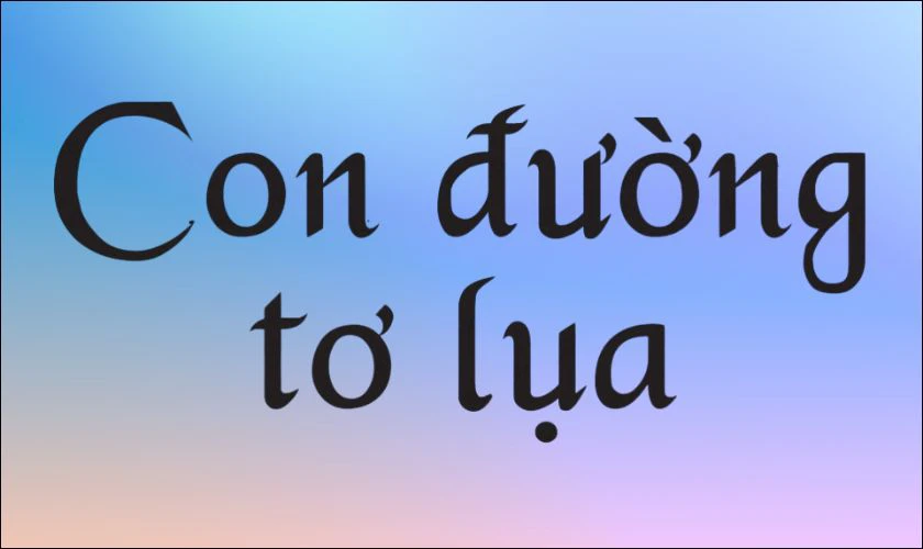 Font chữ 30/4 UTM Chancery