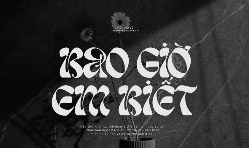 TAN - TUESDAY Việt Hóa – Font Blackletter