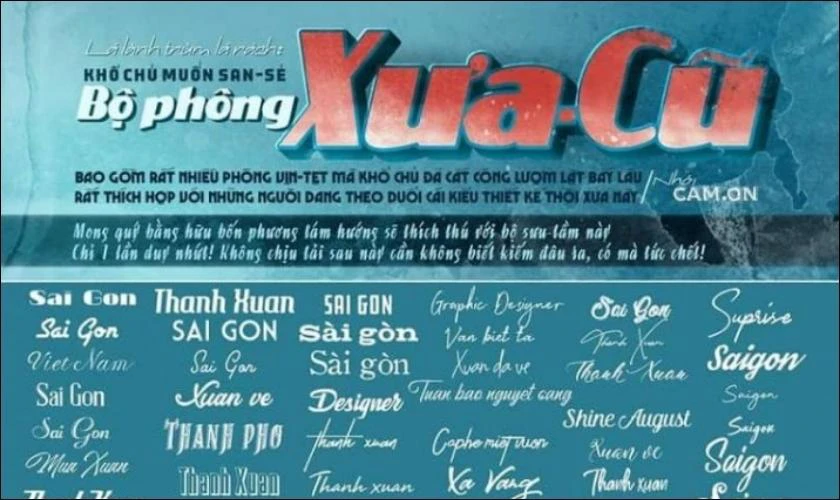 Phông xưa cũ