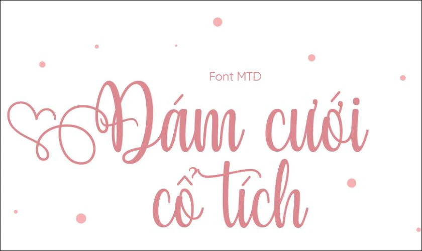 Font Việt hóa MTD Yessy