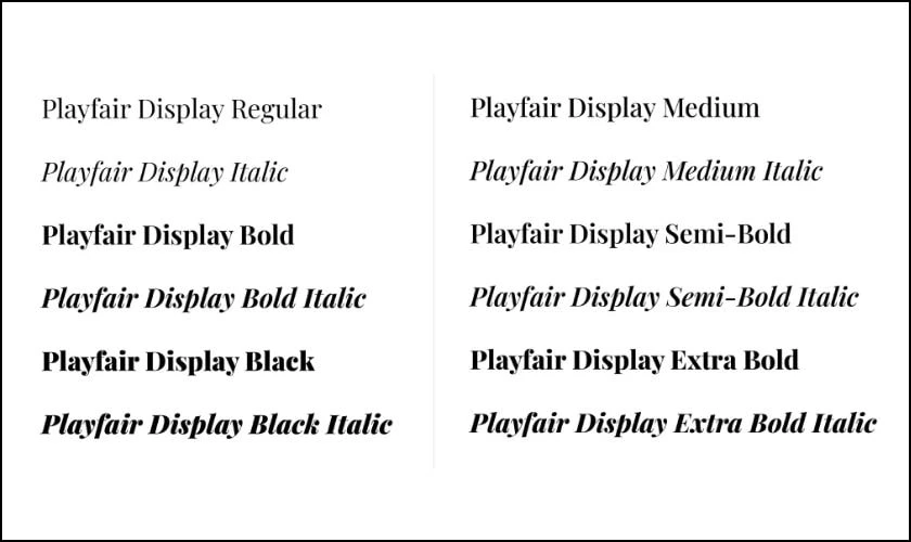 Playfair Display