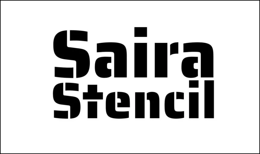 Saira Stencil One 