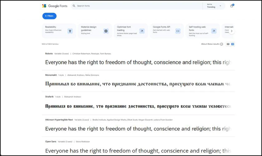 10 web Font chữ đẹp tải về miễn phí