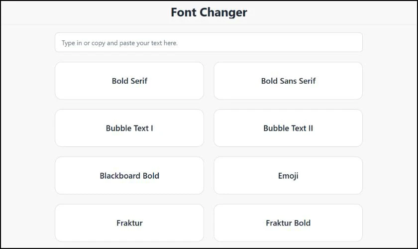 Character Calculator