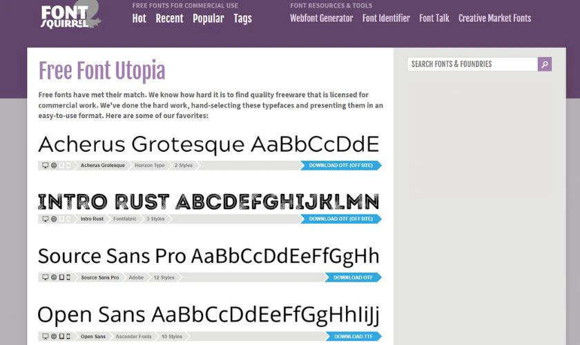 Font Squirrel