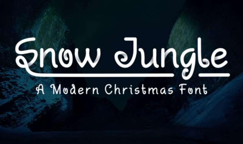 Font Snow Jungle