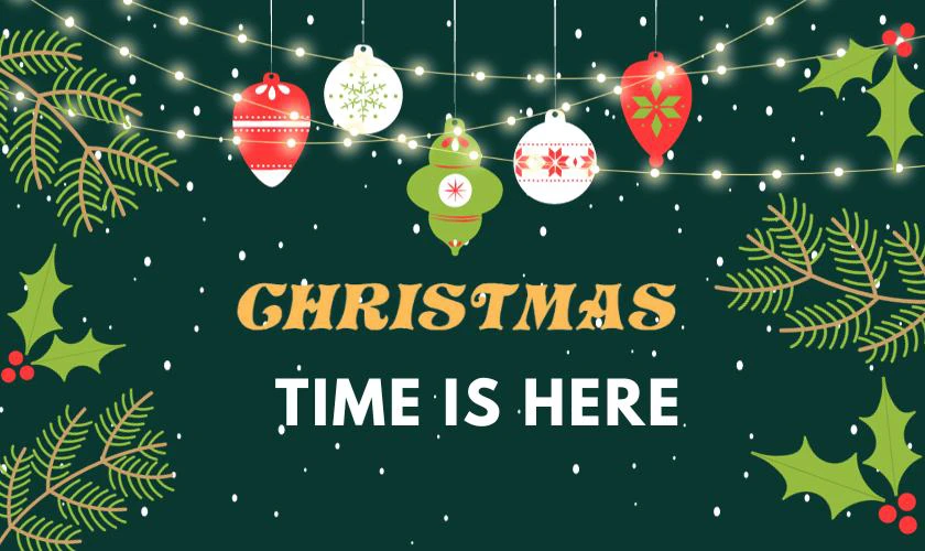 Mẫu chữ Giáng Sinh táo bạo - Comfy Christmas 