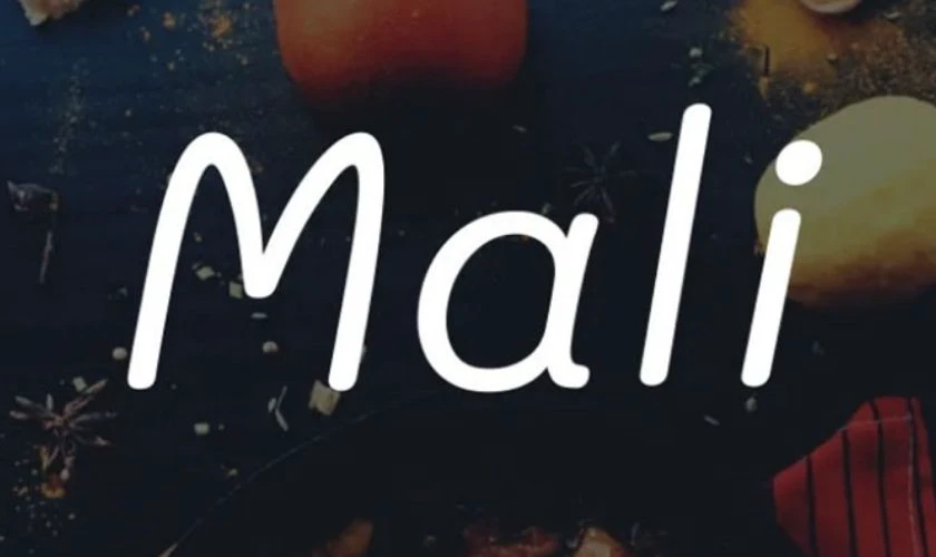 Mali là font chữ tiếng Việt đẹp