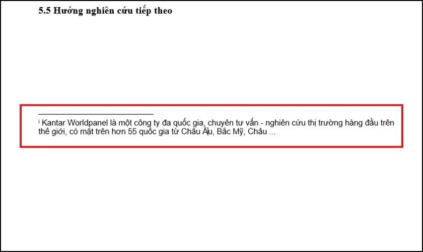 Endnote trong Word l&agrave; g&igrave;?