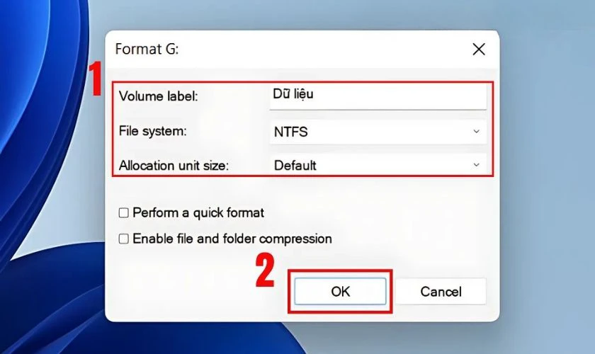Hướng dẫn c&aacute;ch Format USB bằng Disk Management