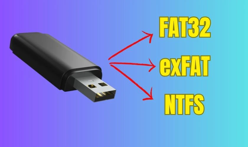 N&ecirc;n Format USB ở định dạng n&agrave;o?