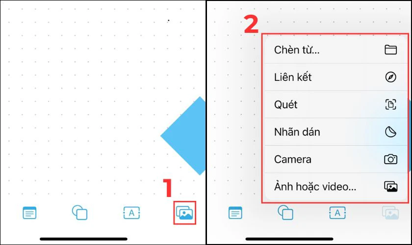 Th&ecirc;m tệp, ảnh v&agrave; li&ecirc;n kết v&agrave;o Freeform