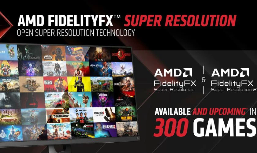 Một số game c&oacute; hỗ trợ AMD FidelityFX Super Resolution