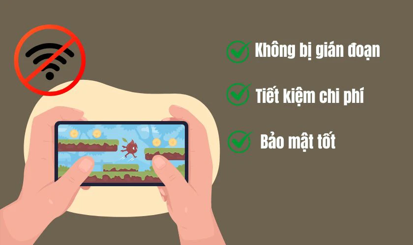 Game kh&ocirc;ng cần mạng c&oacute; ưu điểm g&igrave;?