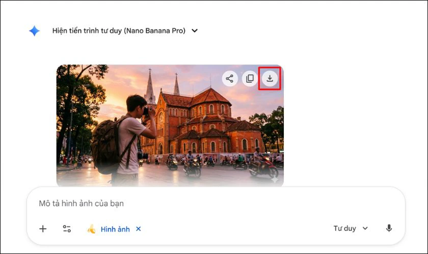 Lựa chọn và tải ảnh về máy