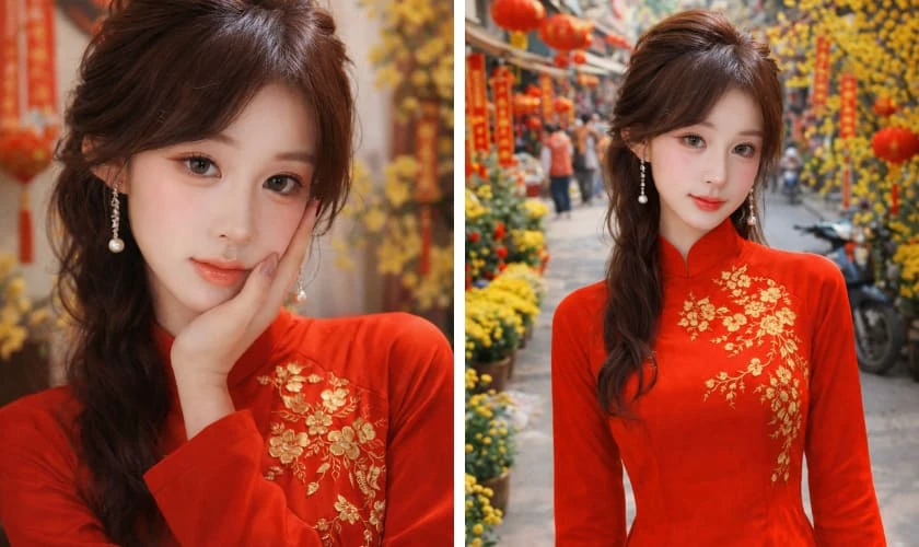 Ghép ảnh Tết