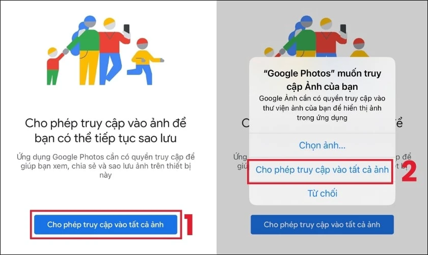 Sử dụng Google Photo để gh&eacute;p nhiều ảnh tr&ecirc;n điện thoại