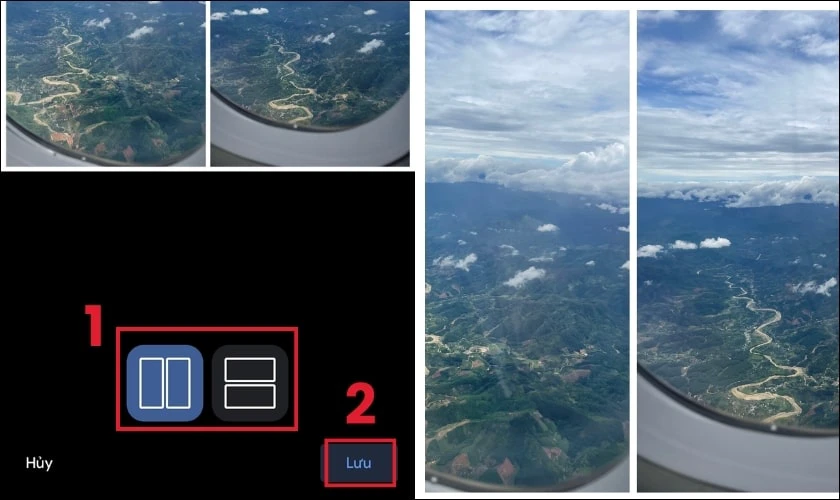 Lưu ảnh về kho ảnh tr&ecirc;n iPhone