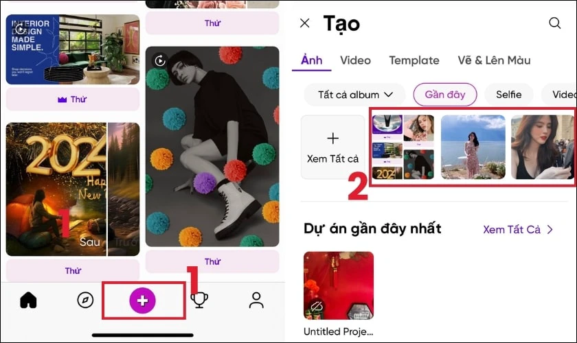 Khởi động Pisart v&agrave; chọn ảnh cần gh&eacute;p mặt
