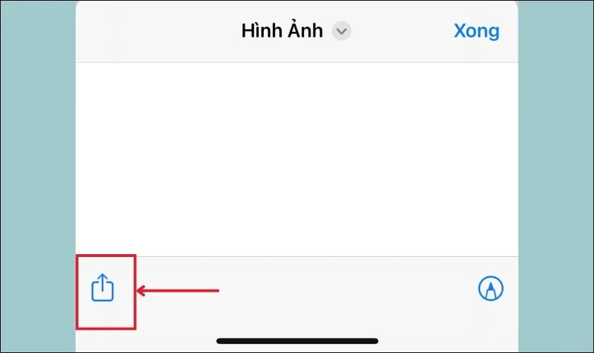 Lưu ảnh đ&atilde; gh&eacute;p lại tr&ecirc;n iPhone