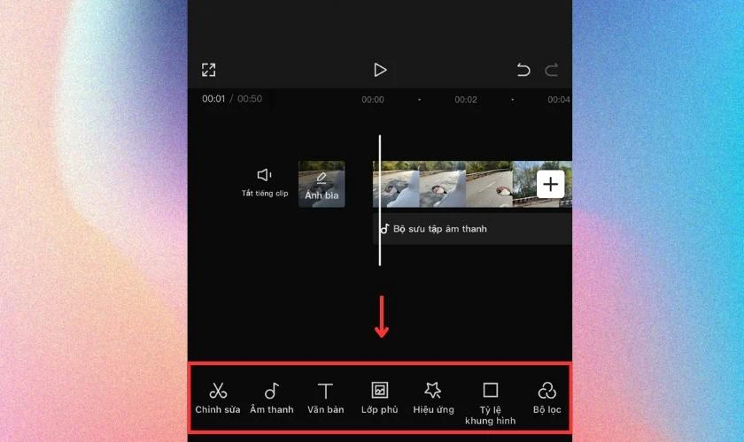 Tùy chỉnh các tính năng có trong Capcut để video thu hút
