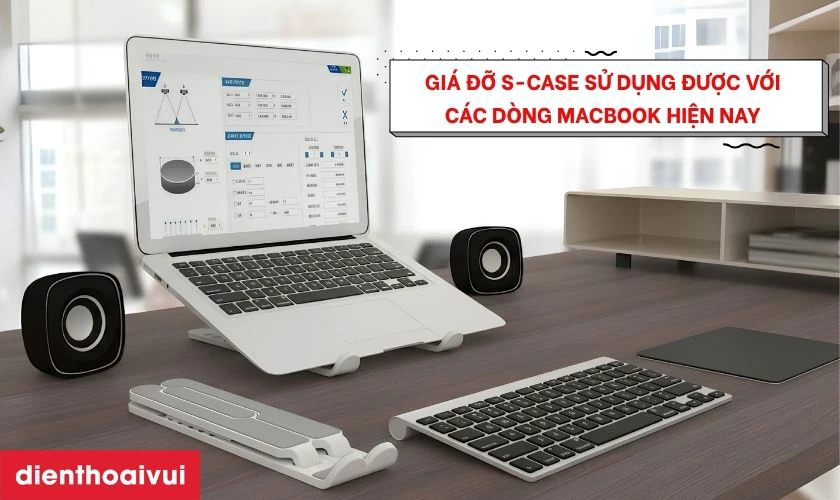 Thiết kế đa năng của giá đỡ S-Case dùng được với thiết bị nào?