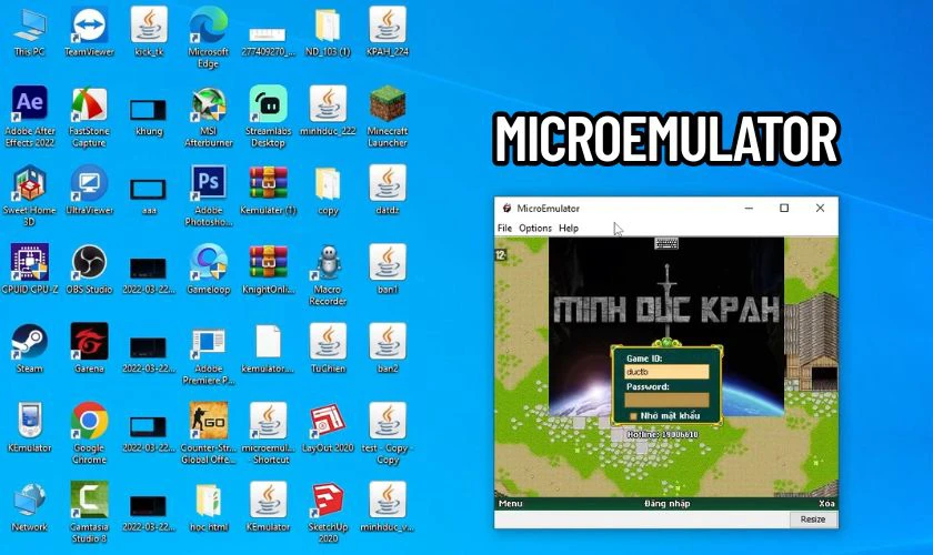 MicroEmulator nhẹ, chạy nhanh, l&agrave; lựa chọn l&yacute; tưởng
