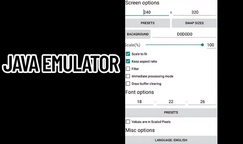 Java Emulator đơn giản, kh&ocirc;ng cần root