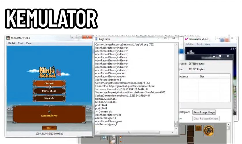 KEmulator l&agrave; phần mềm giả lập Java miễn ph&iacute;, cực kỳ dễ sử dụng