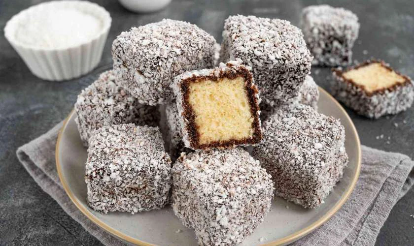 B&aacute;nh Lamington ng&agrave;y lễ Gi&aacute;ng sinh 