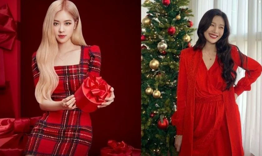 Gi&aacute;ng sinh mặc m&agrave;u g&igrave;? - Đỏ truyền thống