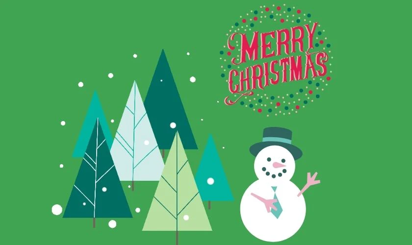 Ảnh GIF Giáng Sinh có cây thông Noel