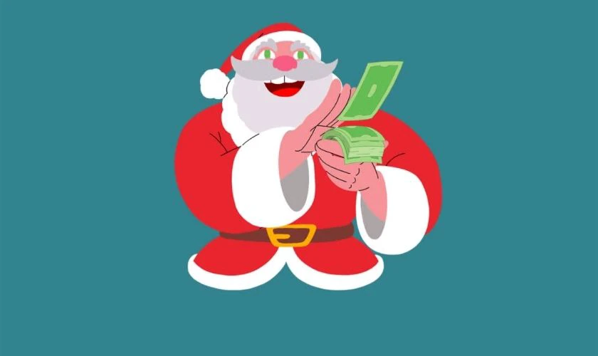 Ảnh động Giáng Sinh có ông già Noel