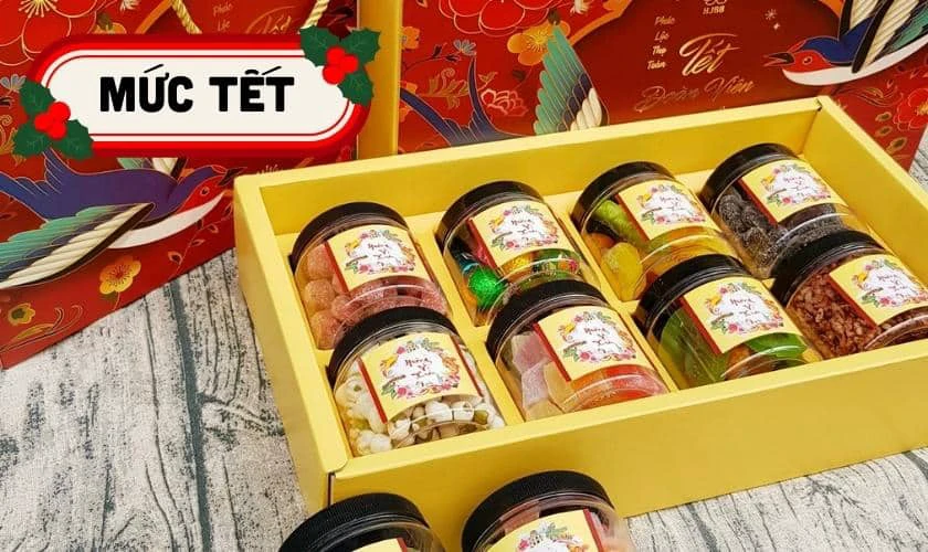 Mứt Tết là món ăn truyền thống không thể thiếu