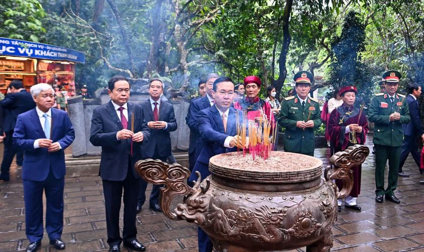 Phần lễ trong ngày Giỗ Tổ Hùng Vương