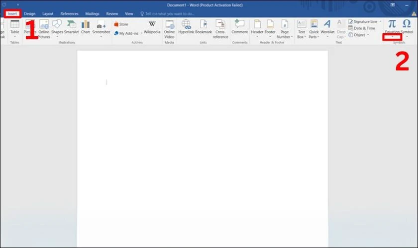Cách gõ công thức toán học trong Word chi tiết