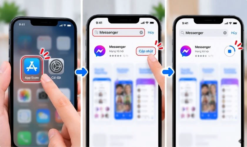 Cập nhật Messenger lên phiên bản mới nhất