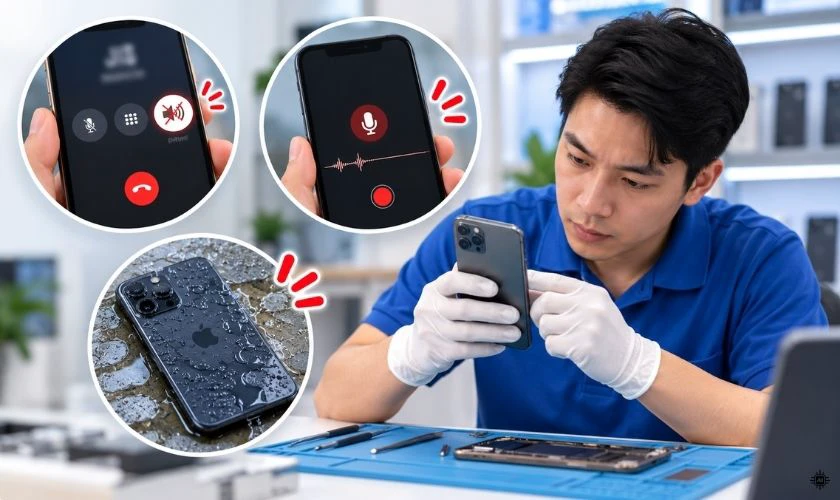 Khi nào cần mang điện thoại đi kiểm tra loa và micro?