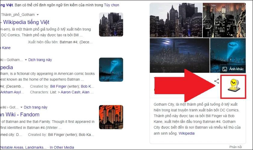 C&aacute;ch triệu hồi Batman tr&ecirc;n Google đơn giản