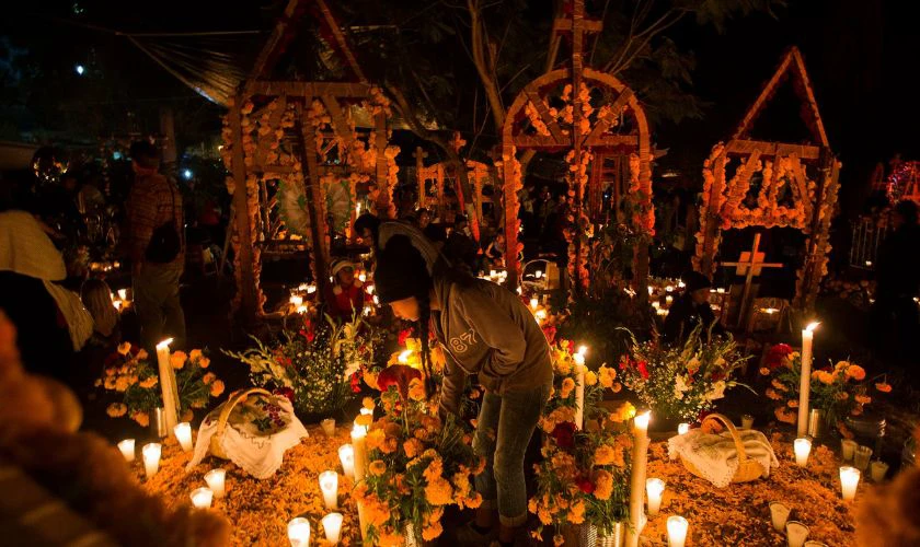 Tại Mexico, Halloween trùng với Día de los Muertos - Ngày của người chết