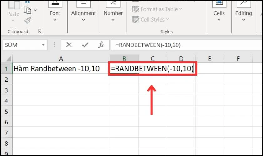 Hướng dẫn random số nguyên trong khoảng với hàm RANDBETWEEN