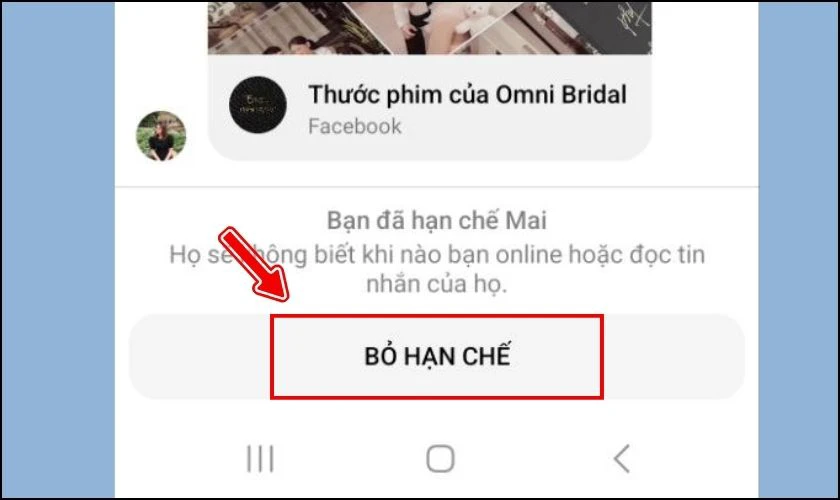 Chọn bỏ hạn chế