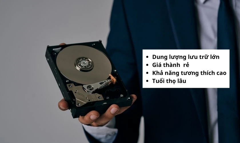 Ưu nhược điểm của HDD là gì?